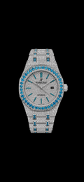 Iced Out AP Blue Bezel
