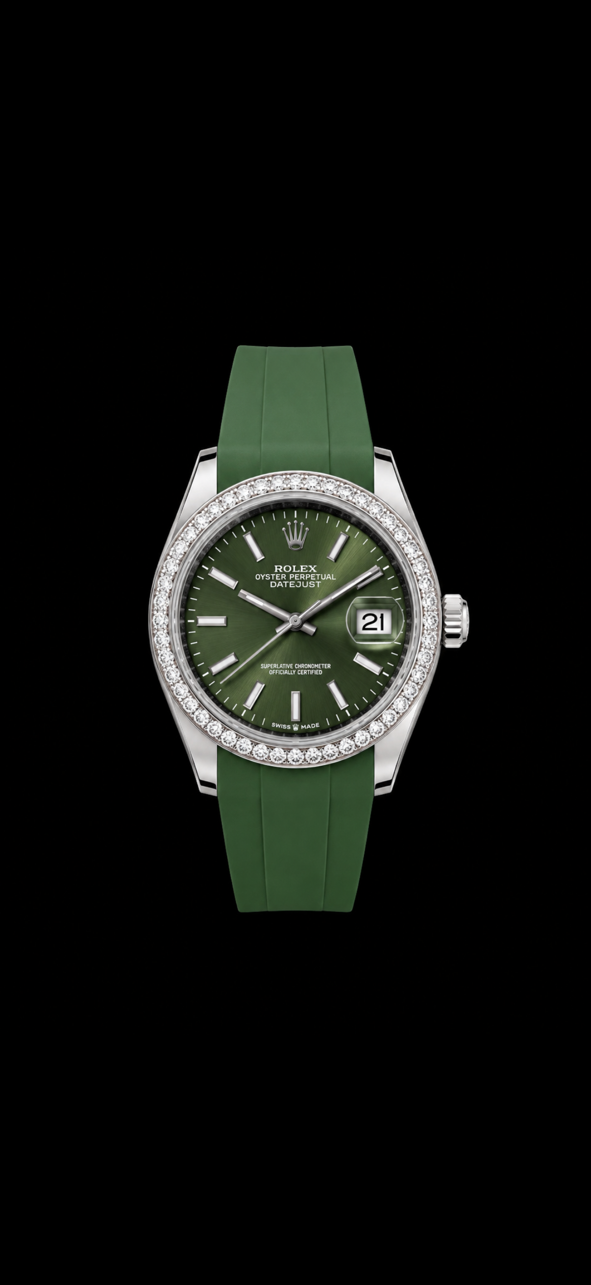 Iced Out Rolex Sports Band