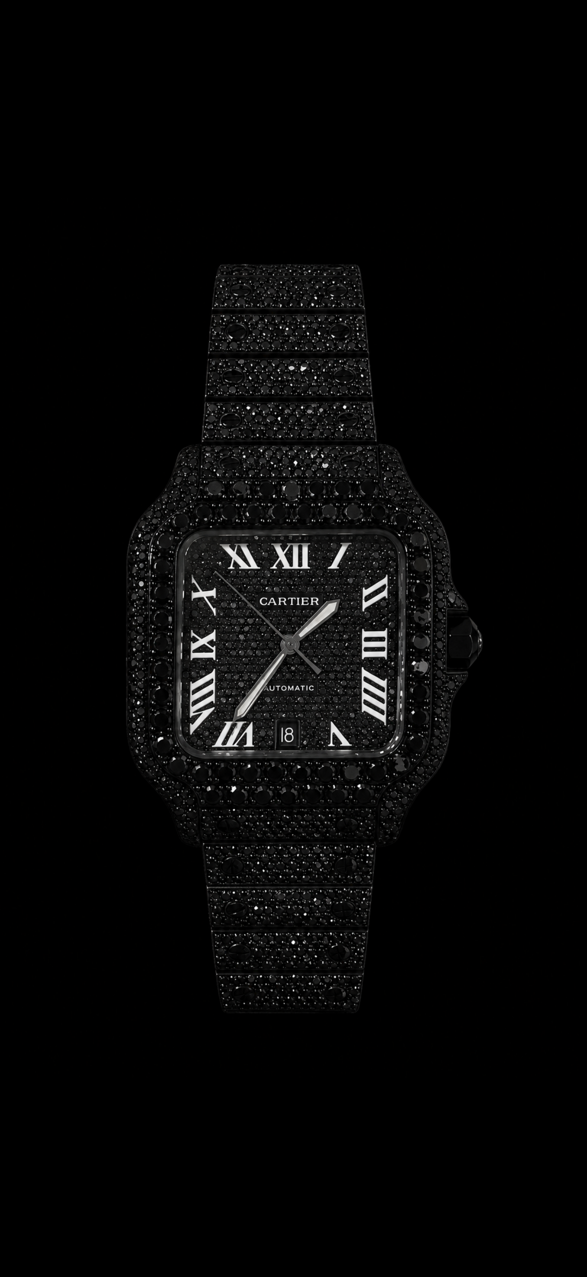 Iced Out Black Carter Santos