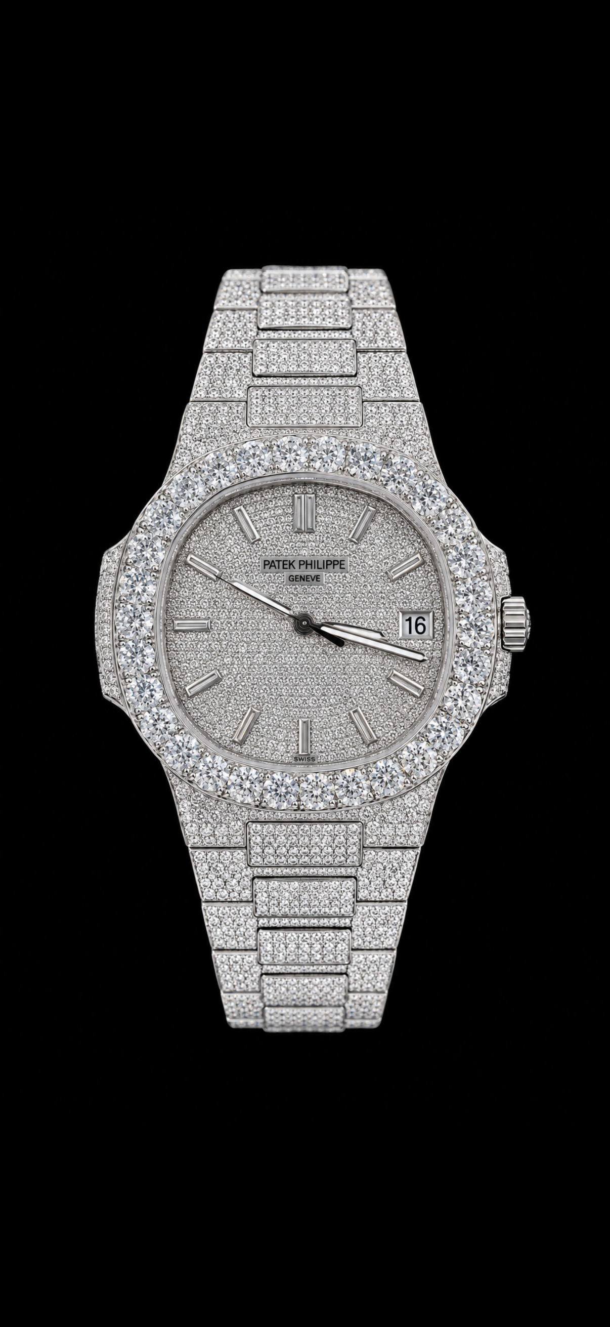 Iced Out Patek Phillippe Geneve