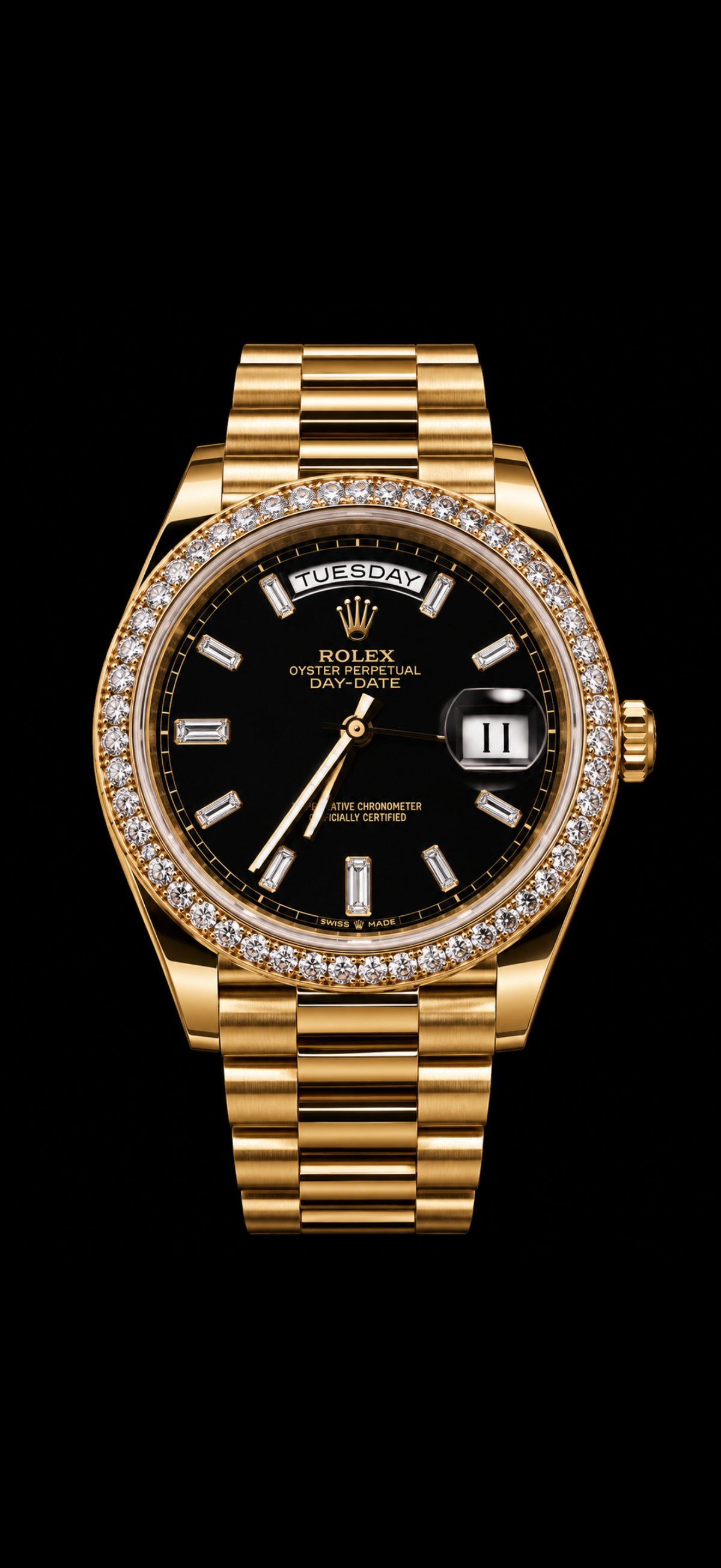 Rolex DayDate 40 Black Dial